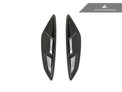 AutoTecknic Dry Carbon Fiber Fender Trim Set - G14/ G15/ G16 8-Series - Graveyard Performance