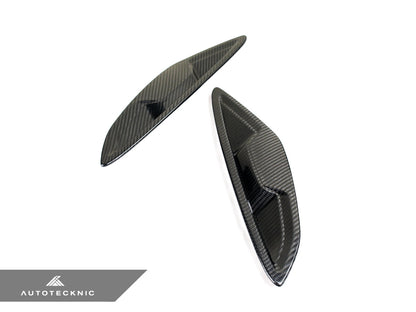 AutoTecknic Dry Carbon Fiber Fender Trim Set - G14/ G15/ G16 8-Series - Graveyard Performance