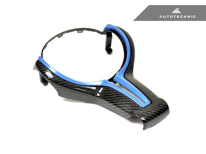 AutoTecknic Painted Steering Wheel Trim - F87 M2 | F80 M3 | F82/ F83 M4 | F10 M5 LCI | F06/ F12/ F13 M6 - Graveyard Performance