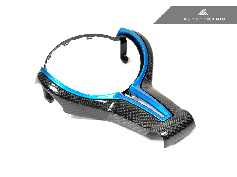 AutoTecknic Painted Steering Wheel Trim - F87 M2 | F80 M3 | F82/ F83 M4 | F10 M5 LCI | F06/ F12/ F13 M6 - Graveyard Performance