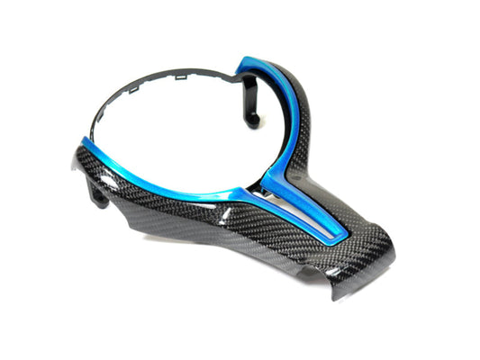 AutoTecknic Painted Steering Wheel Trim - F87 M2 | F80 M3 | F82/ F83 M4 | F10 M5 LCI | F06/ F12/ F13 M6