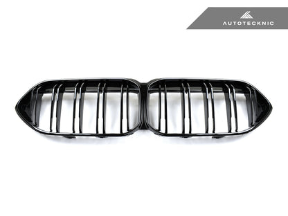 AutoTecknic Dual-Slats Gloss Black Front Grille - F44 2-Series Gran Coupe - Graveyard Performance