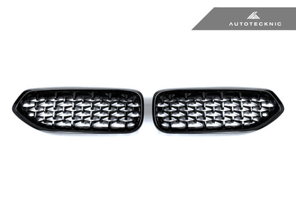 AutoTecknic Painted Glazing Black Front Grille Set - G29 Z4 - Graveyard Performance