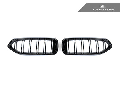 AutoTecknic Dual-Slats Gloss Black Front Grille Set - G29 Z4 - Graveyard Performance