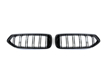 AutoTecknic Dual-Slats Gloss Black Front Grille Set - G29 Z4 - Graveyard Performance