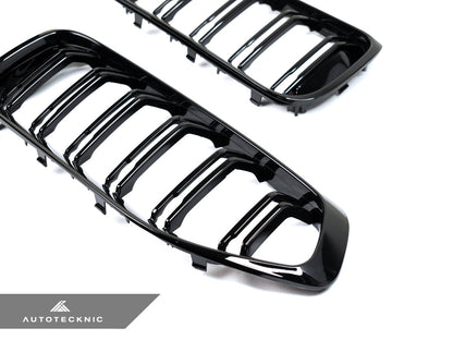 AutoTecknic Dual-Slats Gloss Black Front Grille Set - G29 Z4 - Graveyard Performance