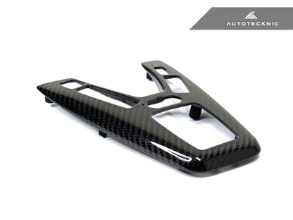 AutoTecknic Dry Carbon Fiber Shift Console Trim - F10 M5 M-DCT - Graveyard Performance