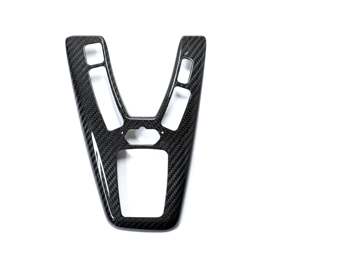 AutoTecknic Dry Carbon Fiber Shift Console Trim - F10 M5 M-DCT - Graveyard Performance