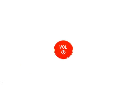 AutoTecknic Bright Red Audio Volume Button - G22/ G23/ G26 4-Series - Graveyard Performance