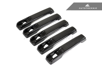 AutoTecknic Dry Carbon Fiber Door Handle Trims - Mercedes-Benz W463A G-Class - Graveyard Performance
