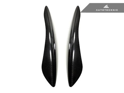 AutoTecknic Carbon Fiber Headlight Trim Set - Infiniti G35 Coupe - Graveyard Performance