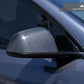 AutoTecknic Dry Carbon Fiber Mirror Covers - Tesla Model Y