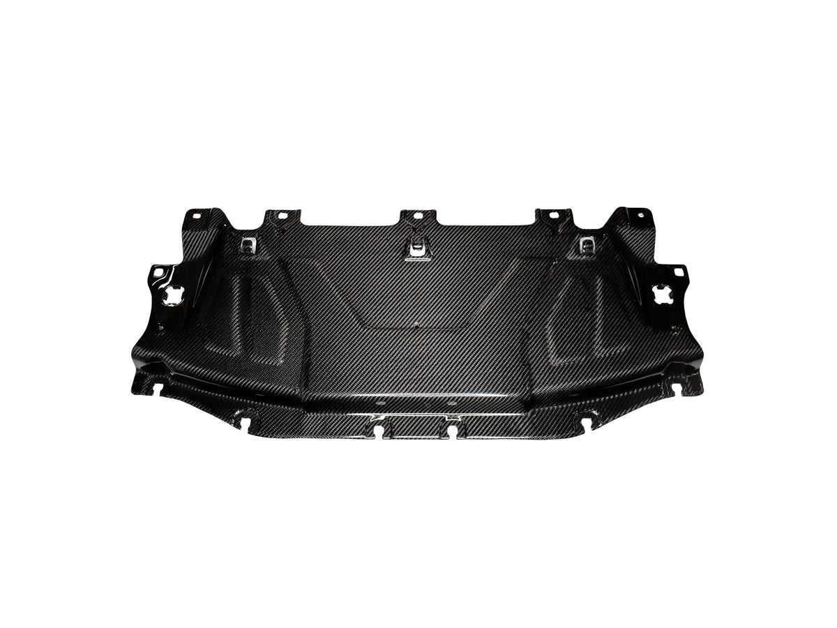 AutoTecknic Dry Carbon Fiber Cooling Shroud - A90 Supra - Graveyard Performance