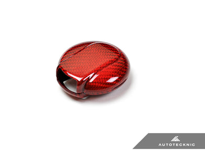 AutoTecknic Red Carbon Remote Key Case - MINI Cooper F54/ F55/ F56/ F57 | Countryman F60 - Graveyard Performance