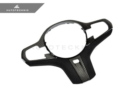 AutoTecknic Carbon Alcantara Steering Wheel Trim - G01 X3 | G02 X4