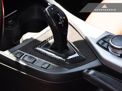 AutoTecknic Carbon Alcantara Shift Console Trim - F87 M2 | F20 1-Series | F22 2-Series - Graveyard Performance