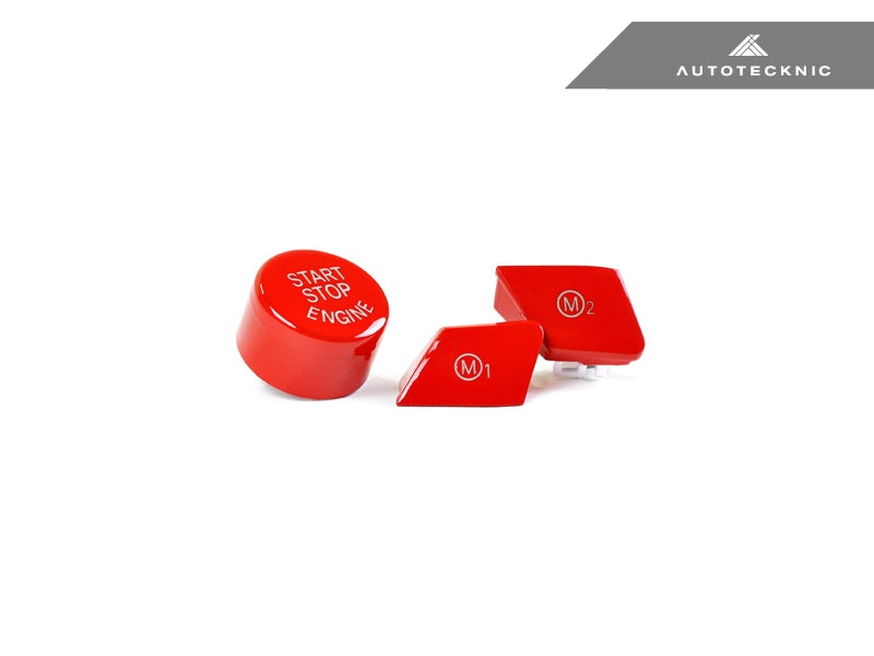 AutoTecknic Bright Red M1/ M2 Button Set - F87 M2 - Graveyard Performance