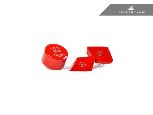 AutoTecknic Bright Red M1/ M2 Button Set - F06/ F12/ F13 M6 - Graveyard Performance