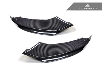 AutoTecknic Vacuumed Carbon Fiber Aero Splitters - F32/ F33/ F36 4-Series M-Sport