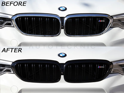 AutoTecknic Gloss Black Front Grille Surround Set - F90 M5 - Graveyard Performance