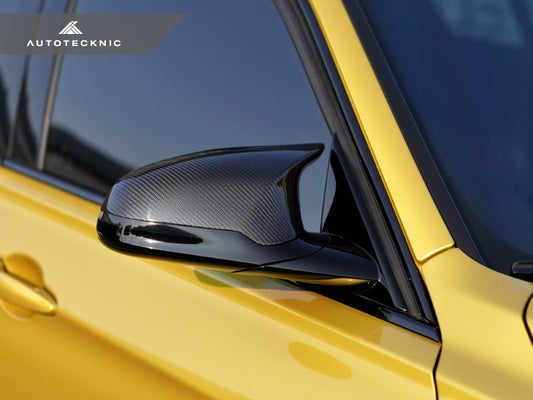 AutoTecknic Replacement Version II Dry Carbon Mirror Covers - F87 M2 Competition | F80 M3 | F82/ F83 M4 - Graveyard Performance