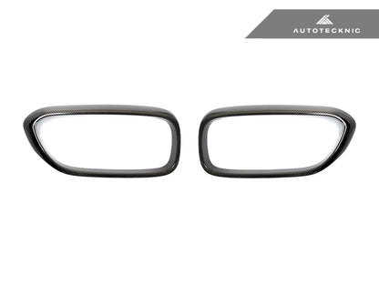 AutoTecknic Carbon Fiber Front Grille Surround Set - F90 M5 - Graveyard Performance