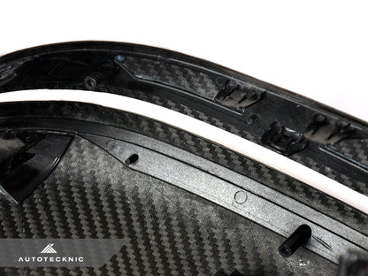 AutoTecknic Replacement Version II Dry Carbon Mirror Covers - G30 5-Series | G32 6-Series GT | G11 7-Series - Graveyard Performance