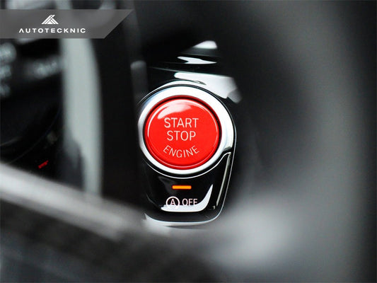AutoTecknic Bright Red Start Stop Button - G30 5-Series | G32 6-Series GT - Graveyard Performance