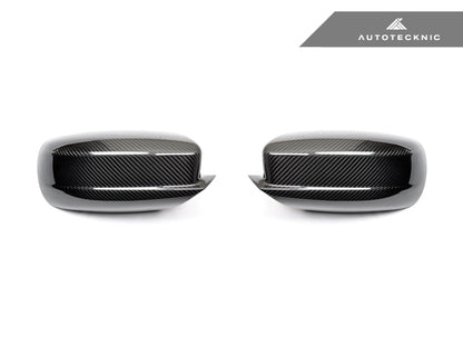 AutoTecknic Replacement Dry Carbon Mirror Covers - Dodge Charger 2011-2019 - Graveyard Performance