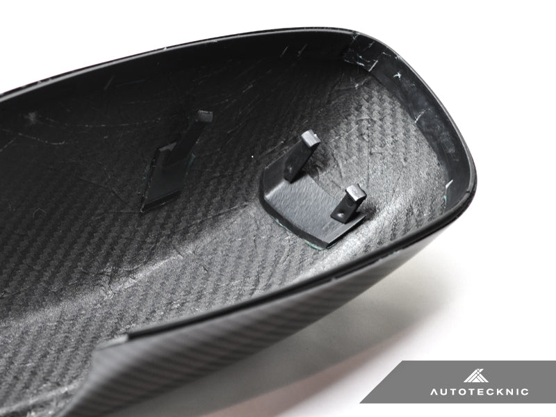 AutoTecknic Replacement Dry Carbon Mirror Covers - Dodge Charger 2011-2019 - Graveyard Performance