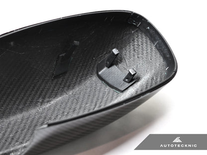 AutoTecknic Replacement Dry Carbon Mirror Covers - Dodge Charger 2011-2019 - Graveyard Performance