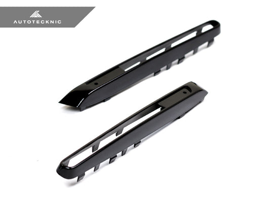 AutoTecknic Replacement Glazing Black Fender Gills - E70 X5M - Graveyard Performance