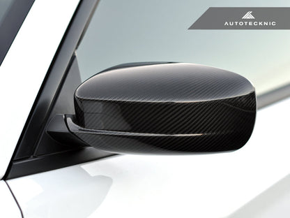 AutoTecknic Replacement Dry Carbon Mirror Covers - Dodge Charger 2011-2019 - Graveyard Performance
