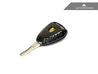 AutoTecknic Replacement Carbon Fiber Remote Key Case - Porsche 997.2 911 Models & 987 Cayman & Boxster - Graveyard Performance