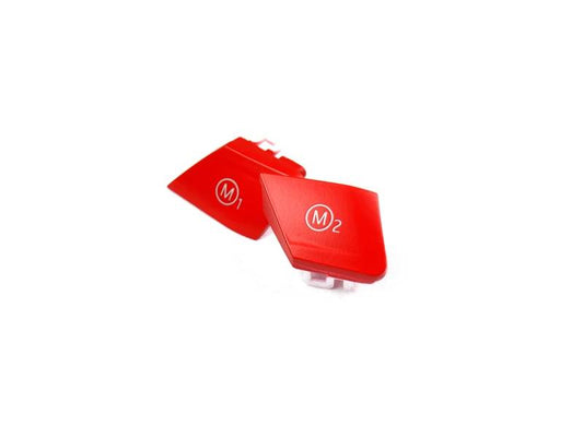 AutoTecknic Satin Red M1/ M2 Button Set - F85 X5M | F86 X6M - Graveyard Performance