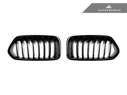 AutoTecknic Gloss Black Front Grille Set - F39 X2 - Graveyard Performance