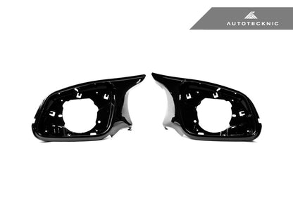 AutoTecknic Version III M-Inspired Dry Carbon Mirror Housing Kit - F22 2-Series | F30 3-Series | F32 4-Series | F87 M2 - Graveyard Performance