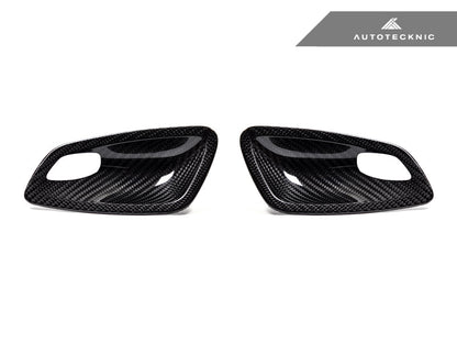 AutoTecknic Dry Carbon Interior Door Handle Trims - E92 3-Series & M3 | E93 3-Series & M3 - Graveyard Performance