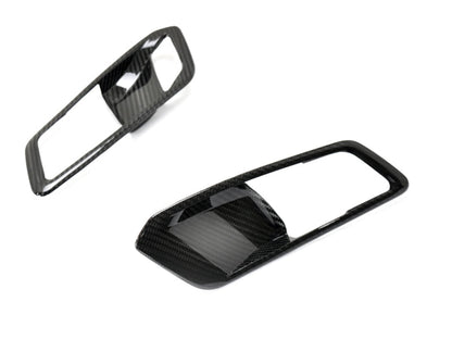 AutoTecknic Dry Carbon Interior Door Handle Trim Set - G20 3-Series - Graveyard Performance