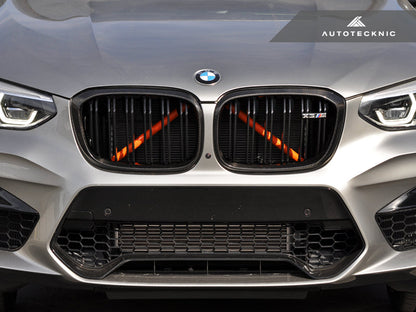 AutoTecknic Replacement Dry Carbon Grille Surround Set - F97 X3M | F98 X4M - Graveyard Performance
