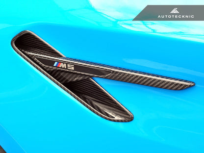 AutoTecknic Dry Carbon Fiber Fender Pocket Set - F90 M5 | M5 Competition - Graveyard Performance