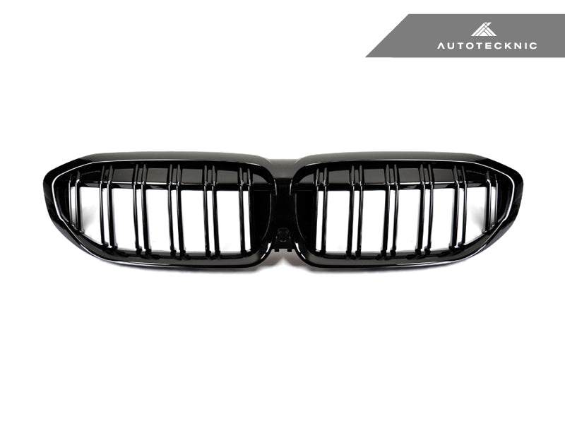 AutoTecknic Dual-Slats Gloss Black Front Grille - G20 3-Series Pre-LCI - Graveyard Performance