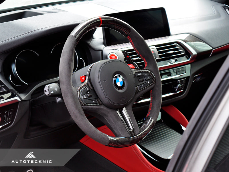 AutoTecknic Replacement Carbon Steering Wheel - G01 X3 | G02 X4 - Graveyard Performance