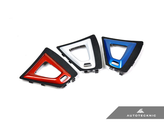 AutoTecknic Painted Alcantara Shift Console Trim - F87 M2 Competition | M2 CS - Graveyard Performance
