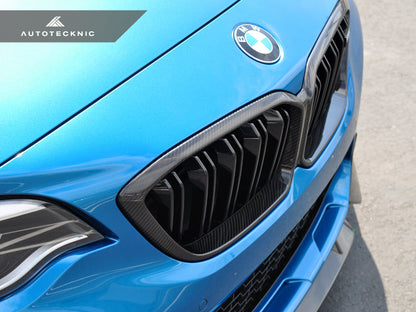 AutoTecknic Replacement Dry Carbon Grille Surround - F87 M2 Competition - Graveyard Performance