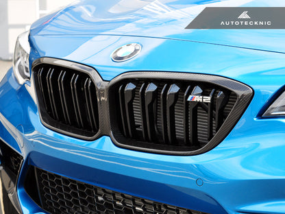 AutoTecknic Replacement Dry Carbon Grille Surround - F87 M2 Competition - Graveyard Performance