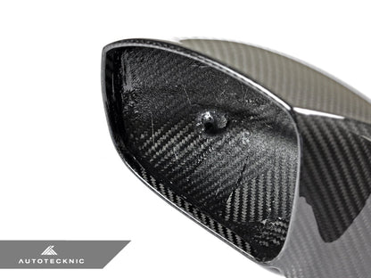 AutoTecknic Replacement Dry Carbon Mirror Covers - Nissan R35 GTR - Graveyard Performance