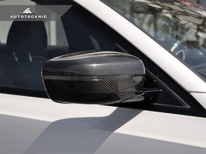AutoTecknic Replacement Version II Dry Carbon Mirror Covers - G30 5-Series | G32 6-Series GT | G11 7-Series - Graveyard Performance