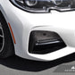 AutoTecknic Dry Carbon Front Bumper Trim - G20 330I M-Sport