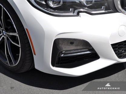 AutoTecknic Dry Carbon Front Bumper Trim - G20 330I M-Sport Pre-LCI - Graveyard Performance